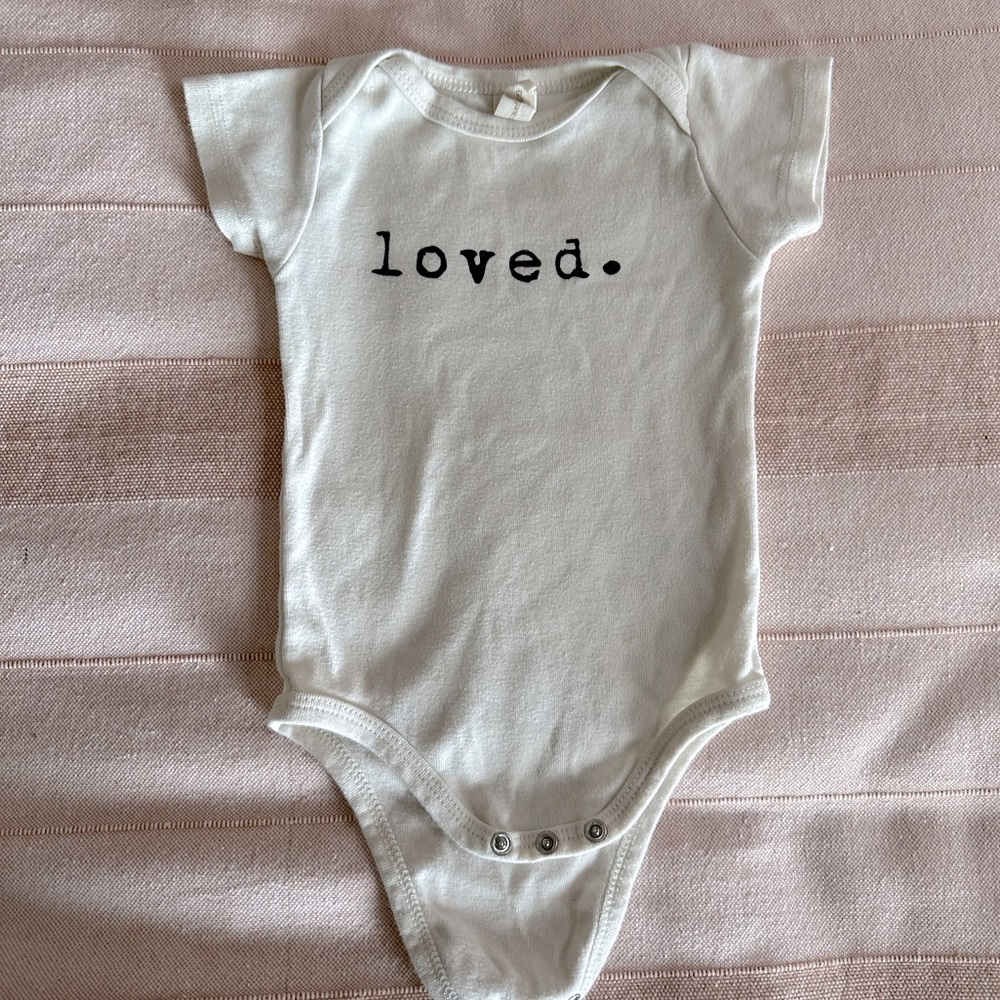 Tenth and Pine organic cotton onesie